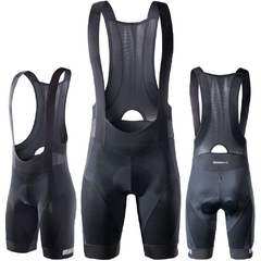 RION Shorts de Ciclismo Masculino Ciclismo Masculina Bib Shorts Interface Elástica Almofada Longa Distância MTB Calções Acolchoados Meia-calça Slim Fit