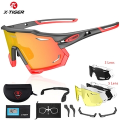 Óculos de ciclismo X-TIGER UV400 fotocromáticos Óculos de sol esportivos polarizados Óculos de sol masculinos MTB Racing Bike Óculos Óculos - comprar online