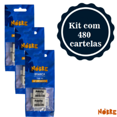 Borracha branca tamanho 40, cartela com 2 unidades (caixa master com 480 cartelas) - Nobre - comprar online
