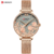 Relógios feminino CURREN de alta marca, luxo, pulseira de aço inoxidável - comprar online