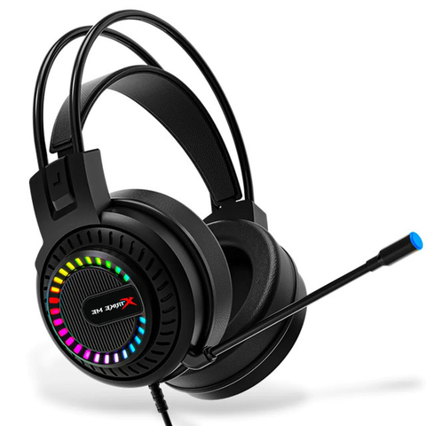 Headset Gamer com Fio P2 3.5mm Xtrike-ME HP-318 Led RGB