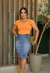 Saia Jeans Claro ref 584