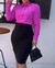 Saia Secretaria Bengaline Preta