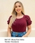 Blusinha Poá Vinho