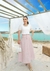 Saia Alfaiataria Rose com listra em Branco
