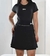 Saia Fitness com shorts cor Preto - Magnifique Moda