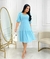 Vestido Azul Claro Lese - comprar online