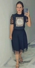 Conjunto Preto com Tule na internet
