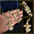 Cordão Friso S 12mm banhado a Ouro 18k com pingente de Cruz Cravejado - comprar online