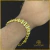 Pulseira Modelo Bubai Cravejada de 10 mm Banhada a Ouro 18k - comprar online