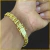 Pulseira Modelo Bubai Cravejada de 10 mm Banhada a Ouro 18k na internet