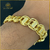 Pulseira Modelo Bubai Cravejada de 13 mm Banhada a Ouro 18k - comprar online