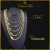 Imagem do Cordão Modelo Cadeado Banhados a Ouro 18k nas Variações de 2mm a 6mm