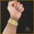 Imagem do Pulseira modelo Relógio Cravejada de 20 mm Banhada a Ouro 18k