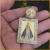 Pingente Nossa Senhora Cravejado em Chapa Banhado a Ouro 18k - comprar online