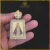 Pingente Nossa Senhora Cravejado em Chapa Banhado a Ouro 18k - comprar online