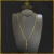 Cordão Modelo Cadiado Alongado Banhado a Ouro 18k com Pingente de Cruz - Resistência Gold