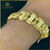 Pulseira Modelo Bubai Cravejada de 13 mm Banhada a Ouro 18k