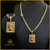 Kit Cordão Pulseira e Pingente Modelo Grumet 4 mm Banhado a Ouro 18K - comprar online