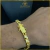 Pulseira Modelo Friso S Cravejada de 10 mm Banhada a Ouro 18k - Resistência Gold