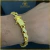 Pulseira Modelo Friso S Cravejada de 10 mm Banhada a Ouro 18k - loja online