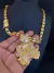 conjunto cordão duplo tijolinho 12mm 70cm + pingente cravejado banhado a ouro 18k