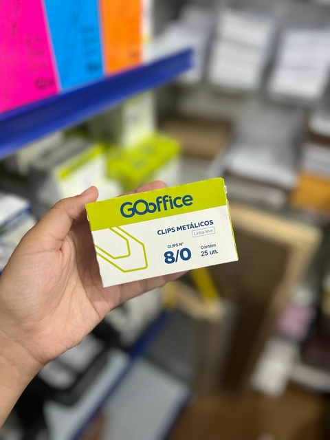 Clips Metálicos Gooffice 8/0 25 unidades
