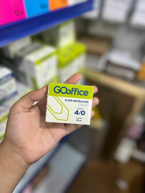 Clips Metálicos Gooffice 4/0 50 unidades