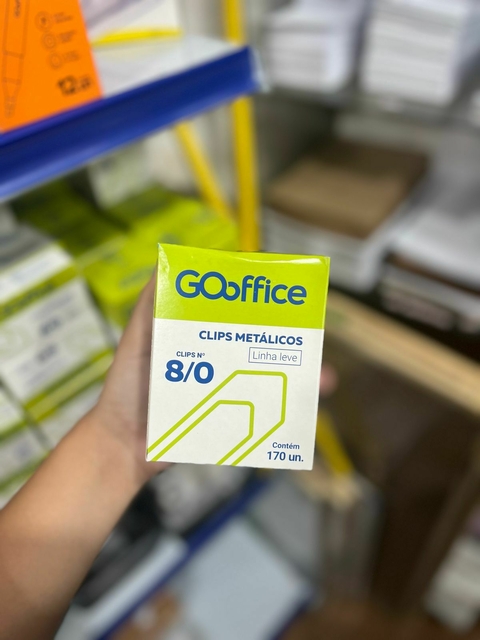 Clips Metálicos Gooffice 8/0 170 unidades