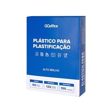 Plástico para Plastificação Go Office 80x110mm PCT 100UN