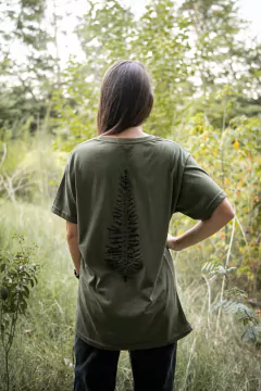 Remera Roots Verde - tienda online
