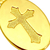 Pingente Oval com Cruz - comprar online