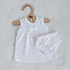 SET VESTIDO Y BOMBACHA FLOWER