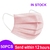 Máscara descartável não tecida de 3 camadas filtro máscara boca máscara facial respirável earloops máscaras - IMPERIAL ECOMMERCE