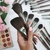 Conjunto de Pincéis de Maquiagem Natural OVW Sombra Pincel de Maquiagem Kit de Cabelo de Cabra para Maquiagem nabor kistey Blending pinceaux maquillage - lllll