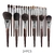 Conjunto de Pincéis de Maquiagem Natural OVW Sombra Pincel de Maquiagem Kit de Cabelo de Cabra para Maquiagem nabor kistey Blending pinceaux maquillage - comprar online