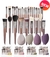 Conjunto de Pincéis de Maquiagem Natural OVW Sombra Pincel de Maquiagem Kit de Cabelo de Cabra para Maquiagem nabor kistey Blending pinceaux maquillage