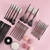 Conjunto de Pincéis de Maquiagem Natural OVW Sombra Pincel de Maquiagem Kit de Cabelo de Cabra para Maquiagem nabor kistey Blending pinceaux maquillage