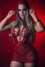 Fantasia erótica chapeuzinho vermelho com frase provocante