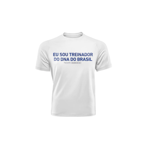 Camiseta Unissex - Eu sou treinador DNA do Brasil na internet