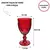Conjunto de Taças Decorativa Vermelhas 330ml 6 Peças - loja online