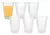 Conjunto de Copo Canada Vidro 170ml 6 Peças Compactos e elegantes para bebidas pequenas na internet