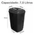 Lixeira Click Retangular 7,5 Litros Multiuso Design compacto e ideal para ambientes pequenos - comprar online