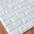 Papel de Parede 3D Branco Tijolinho Adesivo Decore ambientes com efeito moderno - HZINE Variedades