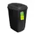Lixeira Click Retangular 7,5 Litros Multiuso Design compacto e ideal para ambientes pequenos