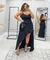 Vestido Preto Fenda