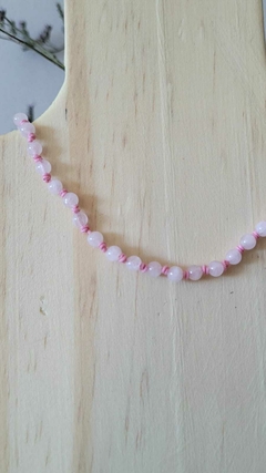 Gargantilla Cuarzo Rosa - comprar online