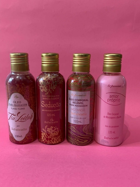Óleo Corporal e Massagem Afródisiaco - Sofisticatto - 120ml