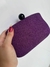 Bolsa de Festa Clutch Tecido Roxa - comprar online