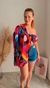 Conjunto cropped e kimono Thayla